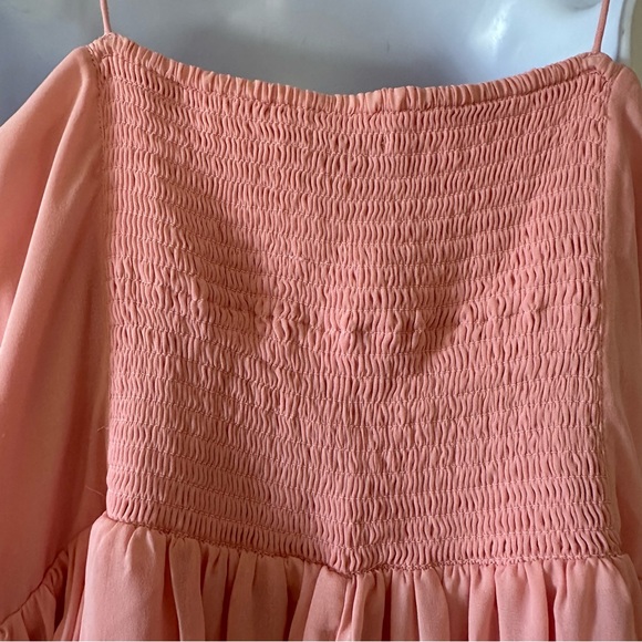 Abercrombie & Fitch Women’s Elegant Pink Spaghetti Tie Maxi Dress- Size XL - Picture 3 of 11